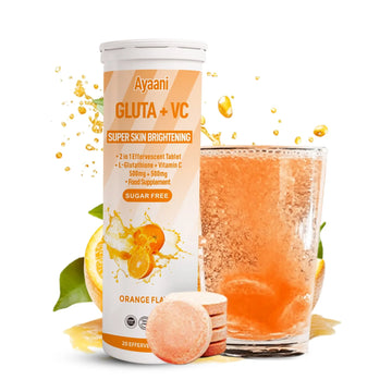 Effervescent Excellence: The Science Behind Ayaani's Glutathione & Vitamin C Orange Tablets for Radiant Skin - Ayaani