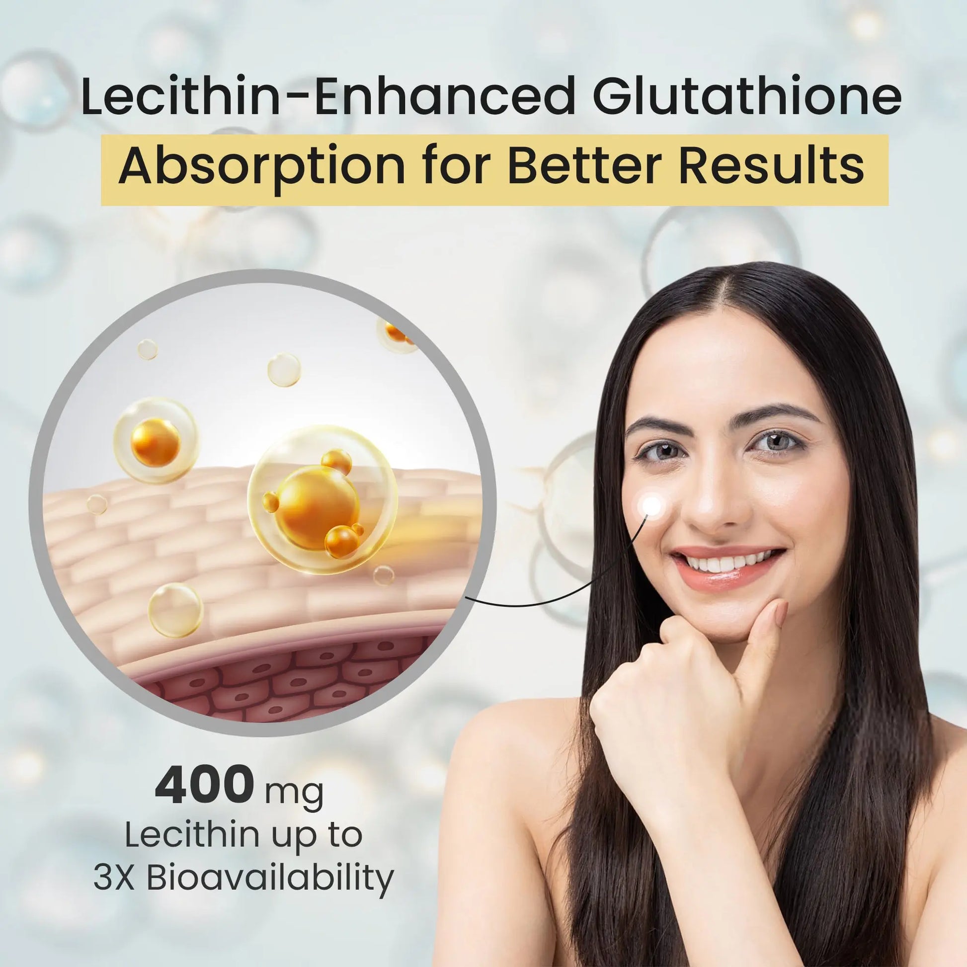 Ayaani Glutathione 1500mg - Premium Skin Brightening Supplement - 60 Vegan Capsules - Maximum Strength Formula - Ayaani
