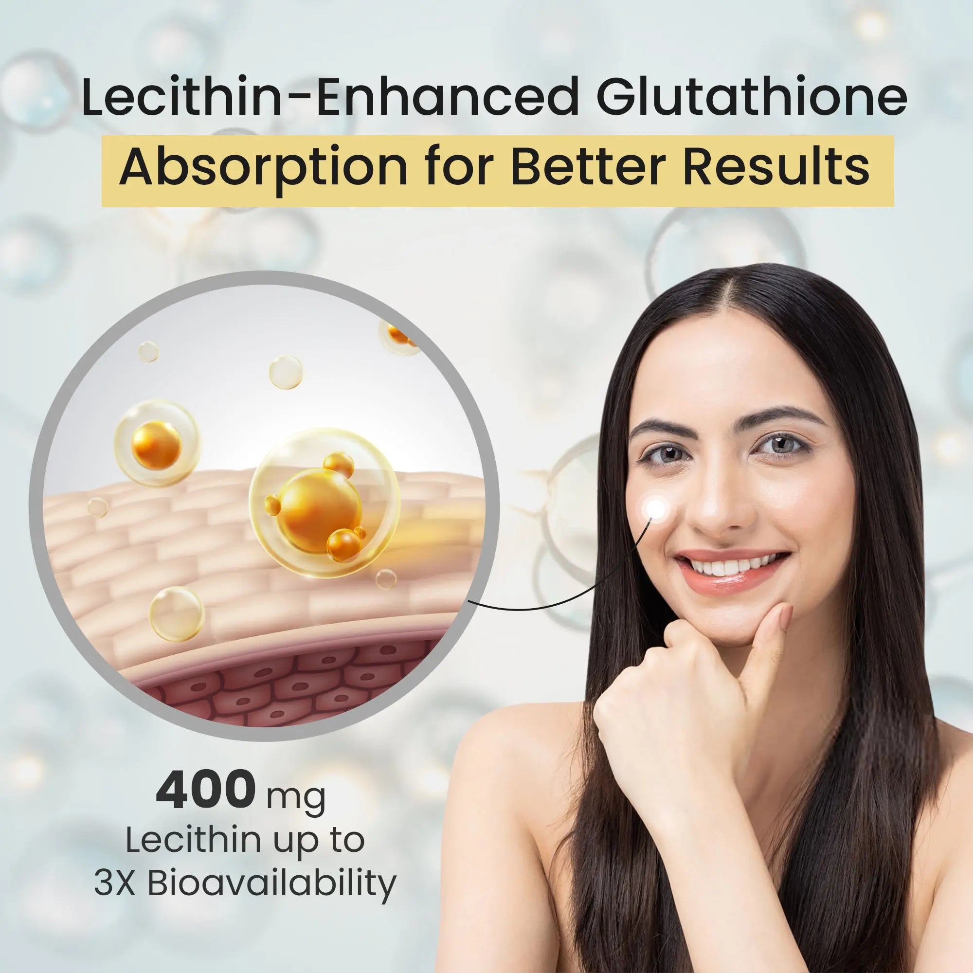 Ayaani Glutathione 1500mg - Premium Skin Brightening Supplement - 60 Vegan Capsules - Maximum Strength Formula - Ayaani